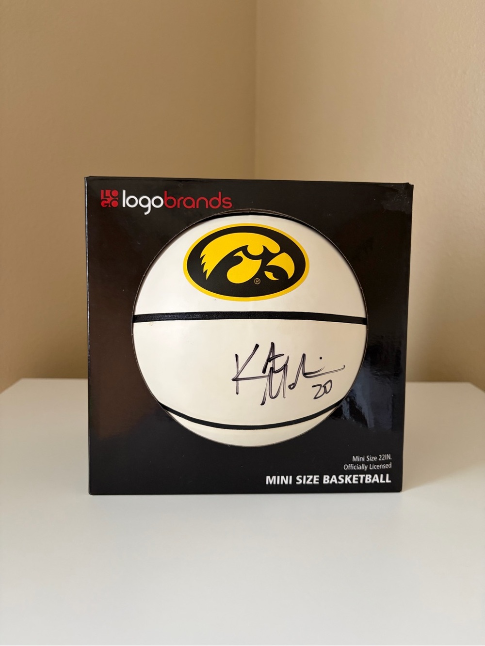Kate Martin Autographed Mini Basketball